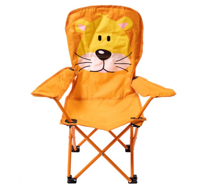 Дитяче крісло туристичне складне 34*58*65 см, помаранчевий