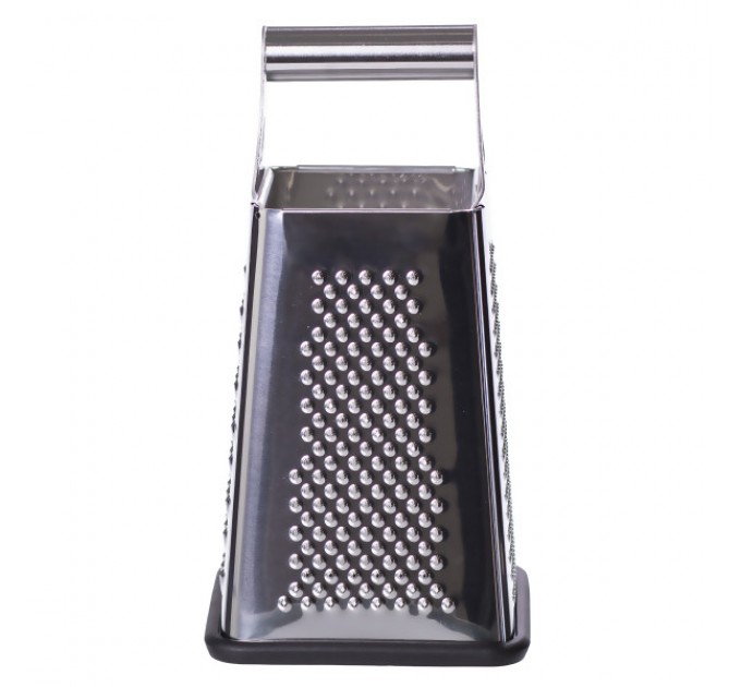 Тертка чотиристороння з нержавіючої сталі 13*13*24.5, хром