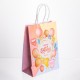 Подарунковий пакет Happy Birthday 15*8*21 см 12 штук в упаковці, рожевий