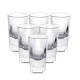 Набір чарок 6 штук по 30 мл із товстого скла, прозорий