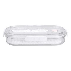 Контейнер для зберігання продуктів 32.5*17.5*6 см, білий Контейнер для зберігання продуктів 32.5*17.5*6 см, білий