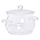 Кастрюля из жаростойкого стекла 2 л, прозрачный