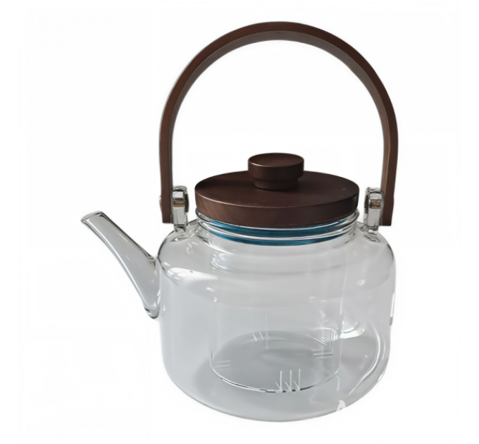 Чайник заварювальний з боросилікатного скла 800 мл зі знімним фільтром