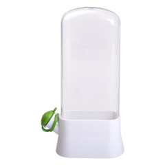 Контейнер для зберігання зелені пластиковий, білий