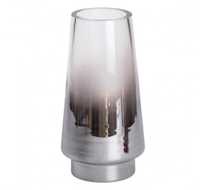 Ваза декоративная в стиле Ар-деко 25 см серый