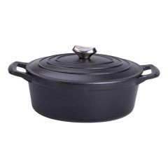 Гусятниця чавунна з кришкою 3 л, чорний Гусятниця чавунна з кришкою 3 л, чорний