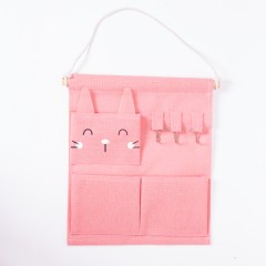 Органайзер панно підвісний на 3 секції 28*33, рожевий