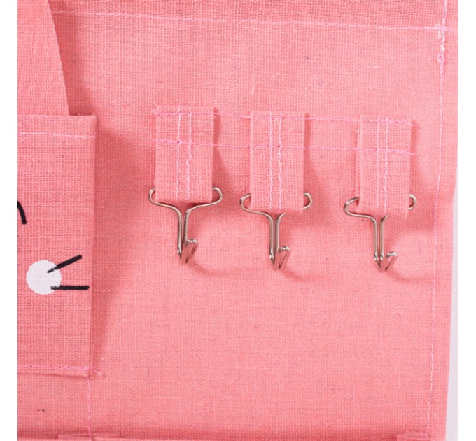 Органайзер панно підвісний на 3 секції 28*33, рожевий