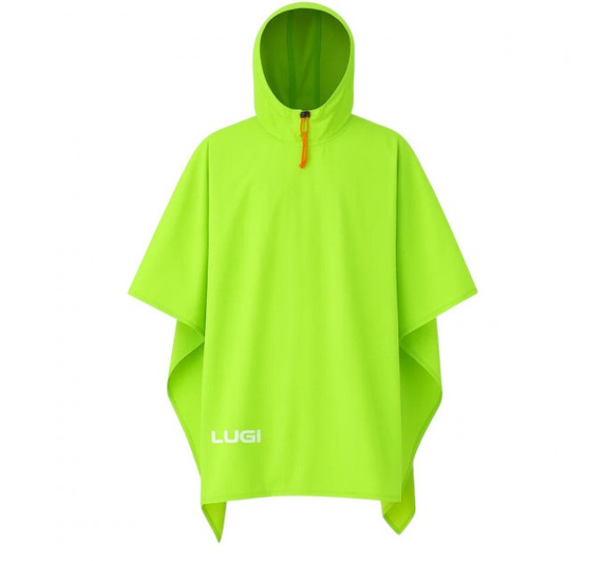 Захисний дощовик-пончо з капюшоном, яскраво-зелений Захисний дощовик-пончо з капюшоном, яскраво-зелений