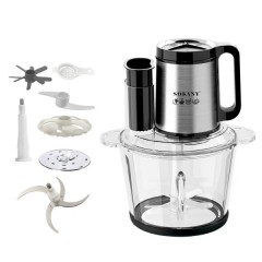Чоппер кухонний SOKANY SK-06011 5 в 1 із чашею на 2,7 л Чоппер кухонний SOKANY SK-06011 5 в 1 із чашею на 2,7 л
