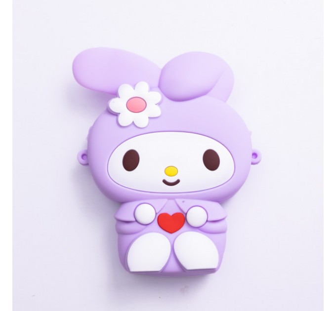 Дитяча сумочка My Melody з pop-it силіконова на блискавці 15*10*3 см, бузковий