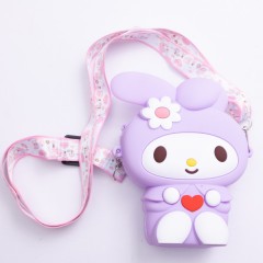 Дитяча сумочка My Melody з pop-it силіконова на блискавці 15*10*3 см, бузковий