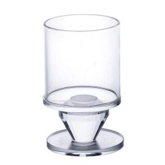 Підсвічник декоративний Flora скляний 9.3 см