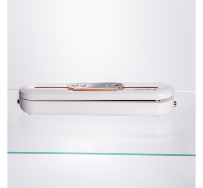 Вакууматор для сухих та вологих продуктів 90 Вт 10 пакетів у комплекті, білий