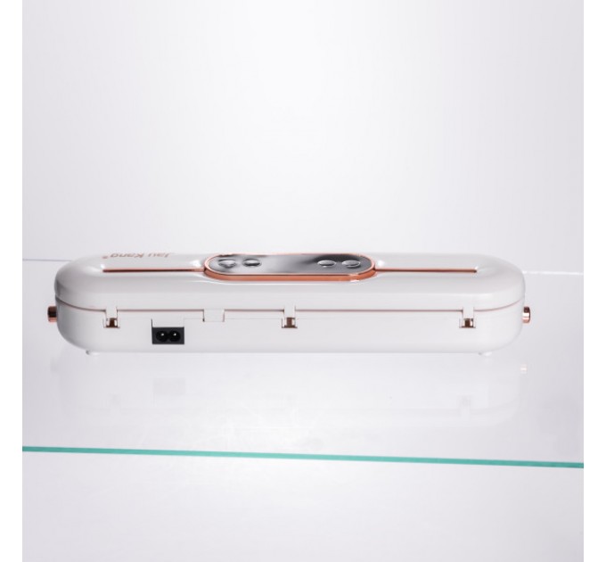 Вакууматор для сухих та вологих продуктів 90 Вт 10 пакетів у комплекті, білий