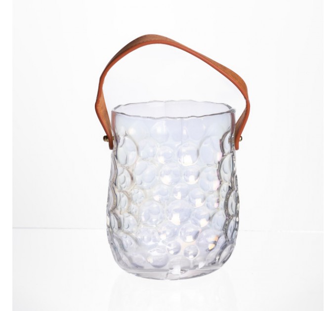 Ваза для квітів та декору Сумочка 1,2 л, райдужний