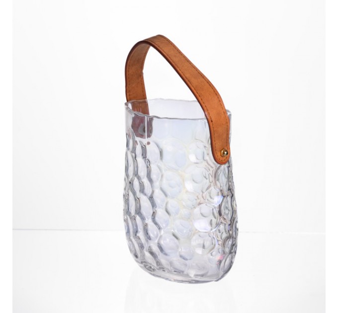 Ваза для квітів та декору Сумочка 1,2 л, райдужний