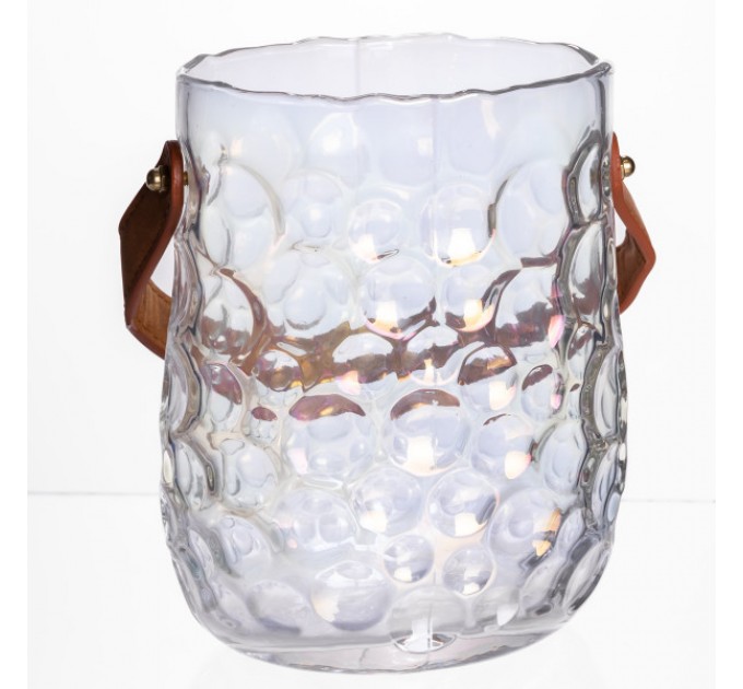 Ваза для квітів та декору Сумочка 1,2 л, райдужний