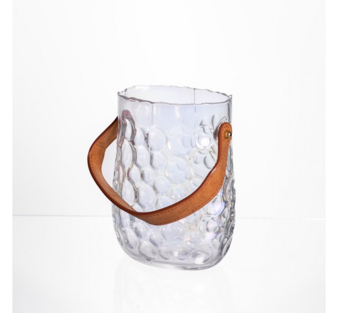 Ваза для квітів та декору Сумочка 1,2 л, райдужний