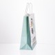 Подарунковий пакет Happy Birthday 15*8*21 см 12 штук в упаковці, м'ятний