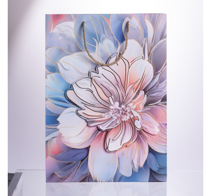 Подарунковий пакет 30*12*42 см 12 штук в упаковці