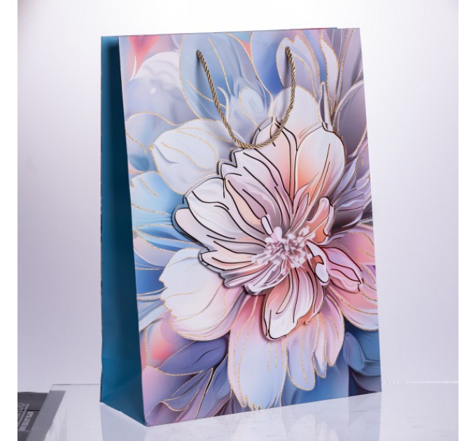 Подарунковий пакет 30*12*42 см 12 штук в упаковці