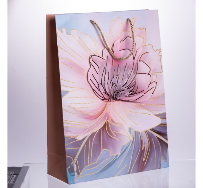 Подарунковий пакет 30*12*42 см 12 штук в упаковці