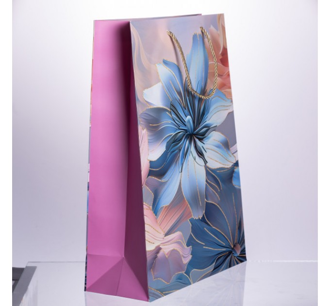 Подарунковий пакет 30*12*42 см 12 штук в упаковці