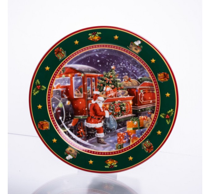 Набір десертних тарілок Santa порцелянових 6 штук по 19 см