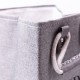 Корзина для белья текстильная 31*26*44 см, серая