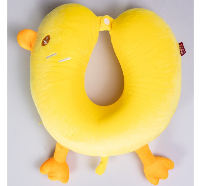 Подушка для шиї Duck U-подібна, жовтий