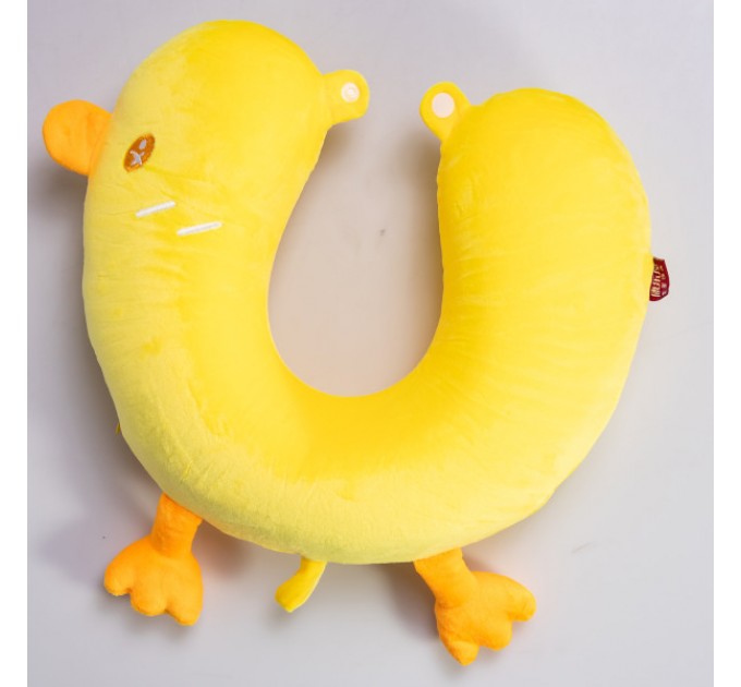Подушка для шиї Duck U-подібна, жовтий