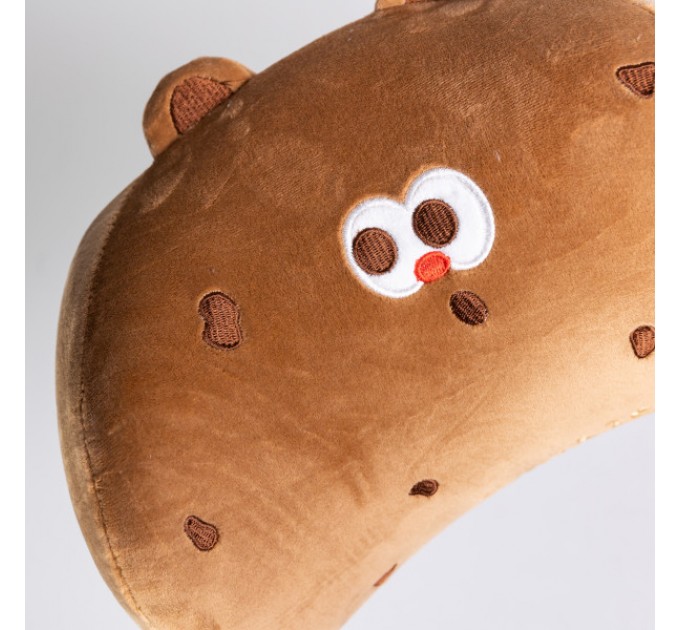 Подушка-підголовник Cookie Bear для подорожей, коричневий