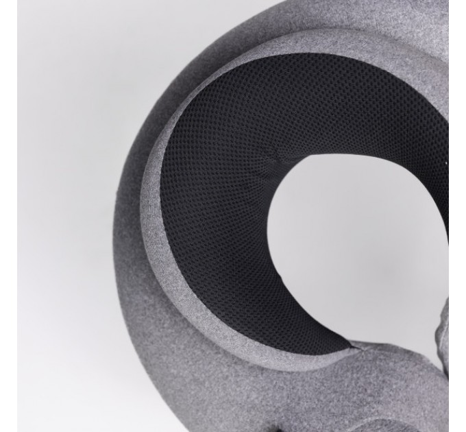 Подушка для шиї надувна гібридна U-подібна