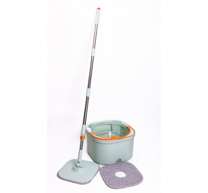Швабра з відром для віджиму та змінною насадкою