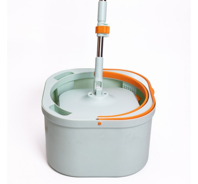 Швабра з відром для віджиму та змінною насадкою