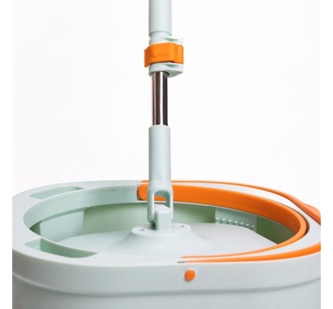 Швабра з відром для віджиму та змінною насадкою