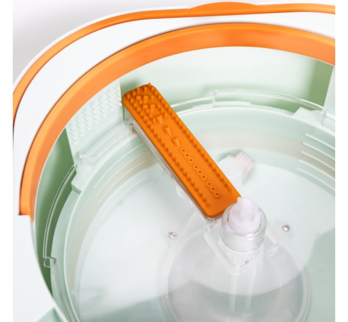 Швабра з відром для віджиму та змінною насадкою