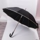 Парасоля-тростина напівавтомат складна 120 см, чорний