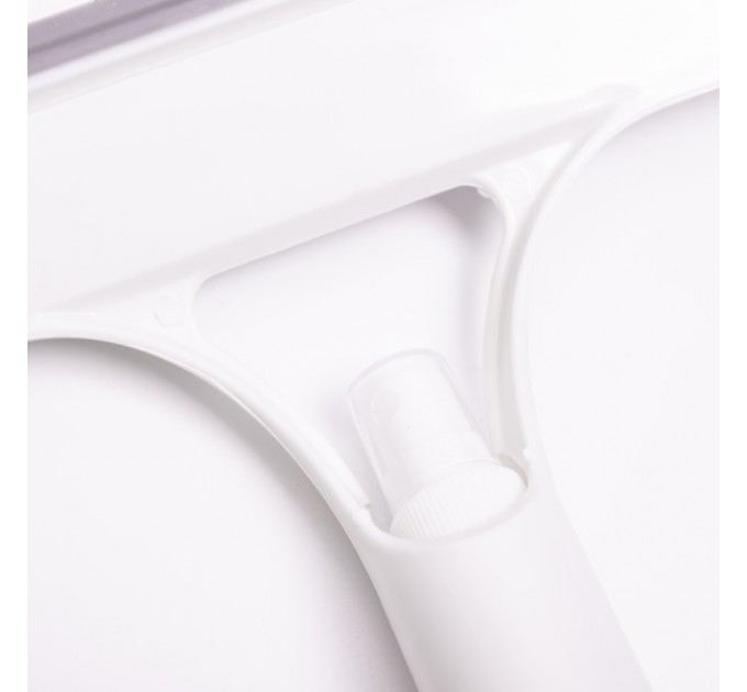 Щетка-скребок для мытья окон с распылителем, белый