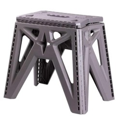 Табурет складаний пластиковий 29,5*19,5 см, сірий