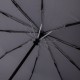 Парасоля автоматична складна 116 см, з дерев'яною ручкою, сірий
