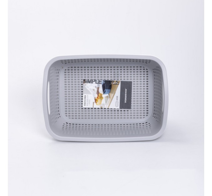 Кошик для миття овочів та фруктів MIAIAY пластиковий 29,5*21*11 см, білий