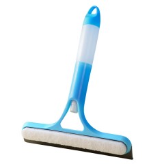 Щітка-скребок для миття вікон із розпилювачем, синій