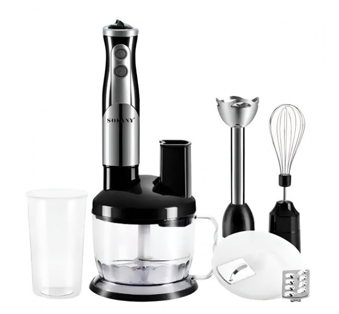 Кухонний комбайн Sokany SM-5011-8 багатофункціональний, чорний