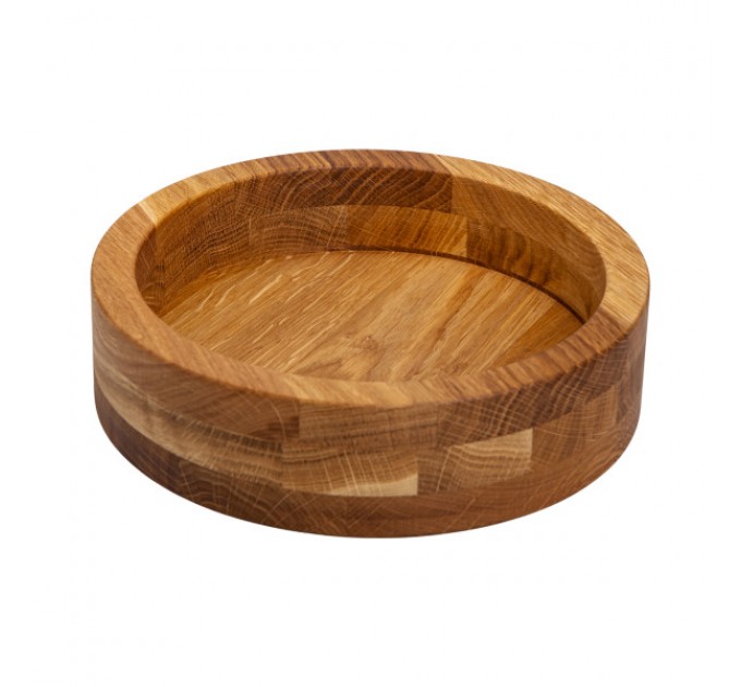 Миска для подачи круглая 27 см, дуб