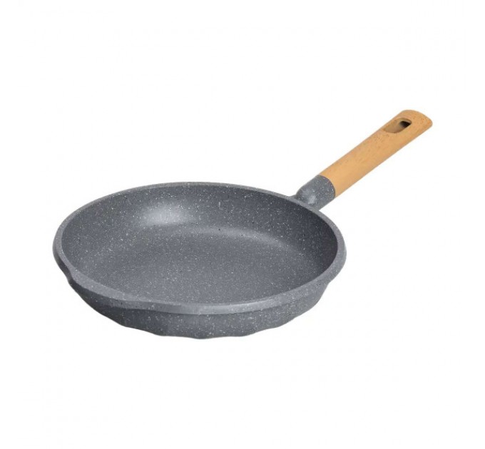 Сковорода алюминиевая MGC с мраморным антипригарным покрытием 28 см, серый