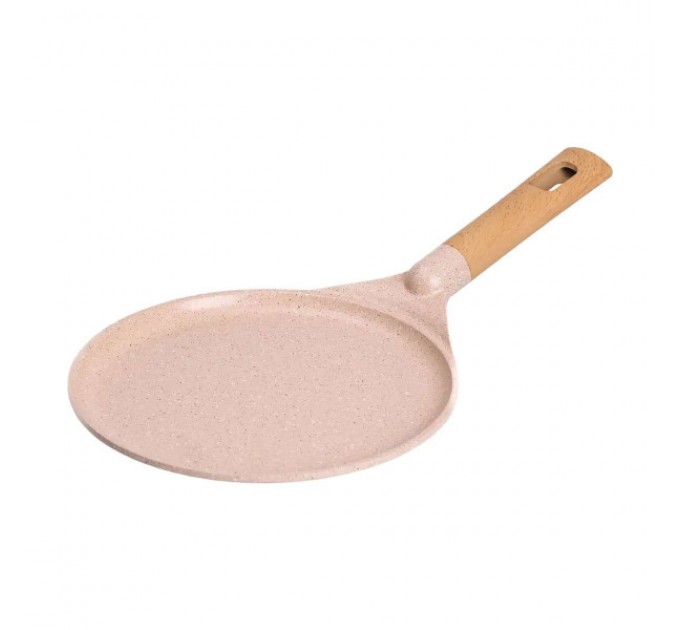 Сковорода для млинців MGC з мармуровим антипригарним покриттям 24 см, бежевий