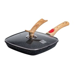 Сковорода-гриль MGC 24 см з антипригарним покриттям та знімною ручкою, чорний Сковорода-гриль MGC 24 см з антипригарним покриттям та знімною ручкою, чорний