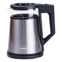 Електрочайник Sokany SK-SH-1076 на 1.7 л 2000 Вт, сірий